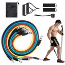 Ver imagem 1 de Kit Tubing Elástico 11 Itens Treinamento Funcional Pilates