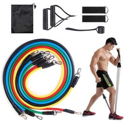 Kit Tubing Elástico 11 Itens Treinamento Funcional Pilates - 1
