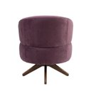 Ver imagem 7 de Poltrona Decorativa Chair Veludo Lavanda Premium Giratória Sala Dekorien