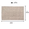 Capacho de Sisal Retangular Polar Ce 40x60cm Apaeb - 4