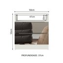 Ver imagem 3 de Mesa de Cabeceira Madesa 3227 2 Gavetas com Espelho - Branco