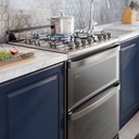 Ver imagem 1 de Fogão a Gás Electrolux 5 Bocas, Duplo Forno, Perfectcook360, Vaporbake - Fe5dc