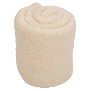 Manta / Mantinha para Bebê Soft Bublim Microfibra Rolinho - Bege