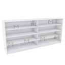 Ver imagem 5 de BALCÃO 200 CM FUNDO 6MM M185.2021.B (LOJA ROUPAS) MUNDI MOVEIS