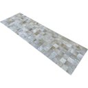 Ver imagem 2 de Tapete De Couro bege claro 0,70x2,30 Sem borda peça 10x10cm