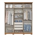 Ver imagem 3 de Guarda Roupa Casal 6 Portas 3 Gavetas Cover Henn