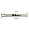 Sabre/barra/facão Tekna P/ Motosserra 18 Polegadas 32 Dentes - 2