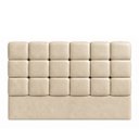 Ver imagem 2 de Cabeceira Cama Box Casal 138cm Estofada Bouclé Boss:Bege