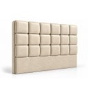 Ver imagem 3 de Cabeceira Cama Box Casal 138cm Estofada Bouclé Boss:Bege