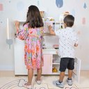 Ver imagem 4 de Kit Cozinha Infantil com Geladeira - Rosa Bebê