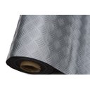 Ver imagem 2 de Piso Relevo Moeda 1mm Pvc Emborrachado Antiderrapante 1x4 Cor:busprata