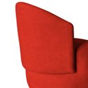 Ver imagem 4 de Poltrona Decorativa Beatriz Orgânica Couro Vermelho