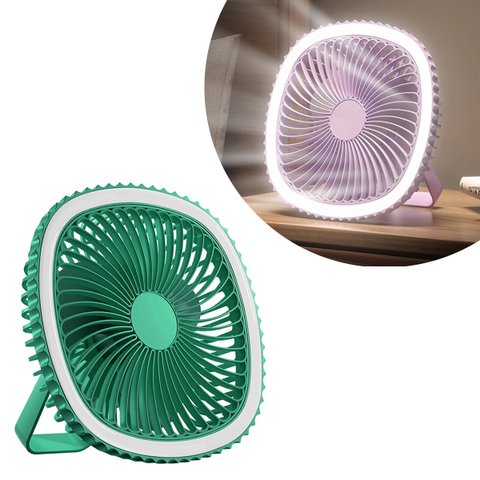 Mini Ventilador Mesa Usb Silencioso:rosa