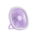 Ver imagem 4 de Mini Ventilador Mesa Usb Silencioso:rosa