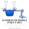 Kit Suporte P/ Barco: 2 Varas E 1 Vara +sup Guarda Sol Borda - 2