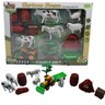 Conjunto Fazenda Tratores, Animais, Cercados, Moinho - 78pc - 10