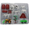 Conjunto Fazenda Tratores, Animais, Cercados, Moinho - 78pc - 8