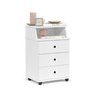 Kit 2 Mesa de Cabeceira Luxo 1 New - Matriz Cor:branco - 2