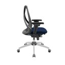 Ver imagem 2 de Cadeira Escritório Ergonômica Bix X+ Braços Regulavies Cor:azul Marinho com Preto