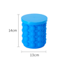 Balde de Gelo Silicone Forma Ice Magic para Bebidas Espaçoso - 6
