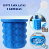 Balde de Gelo Silicone Forma Ice Magic para Bebidas Espaçoso - 3