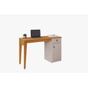 Ver imagem 2 de Mesa de Estudo Helo com Porta e Gaveta:cinamomo / Off
