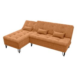 Sofá Cama com Chaise 3 Lugares 2,00 Mts Nice Matrix - 4