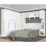 Jogo de Quarto Casal Modulado Modena Cp10 Branco - Demóbile - 1
