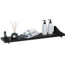 Ver imagem 1 de Prateleira Suspensa Estilo Industrial de Madeira 50cm Fs P:preto