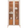 Cristaleira para Sala de Jantar Bar Adega 02 Portas Tarsila D05 Off White Freijó- Lyam - 3