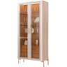 Cristaleira para Sala de Jantar Bar Adega 02 Portas Tarsila D05 Off White Freijó- Lyam - 1