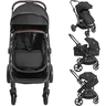 Carrinho de Bebe Moises com Bebe Conforto Kiddo Nomad Preto - 2