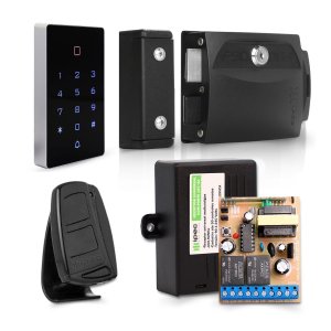 Fechadura Elétrica Teclado Acesso Controle Fonte Universal