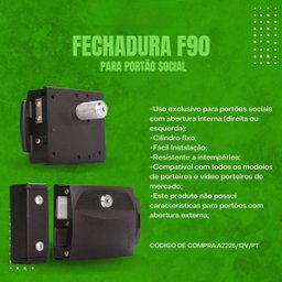 Fechadura Elétrica Teclado Acesso Controle Fonte Universal - 5