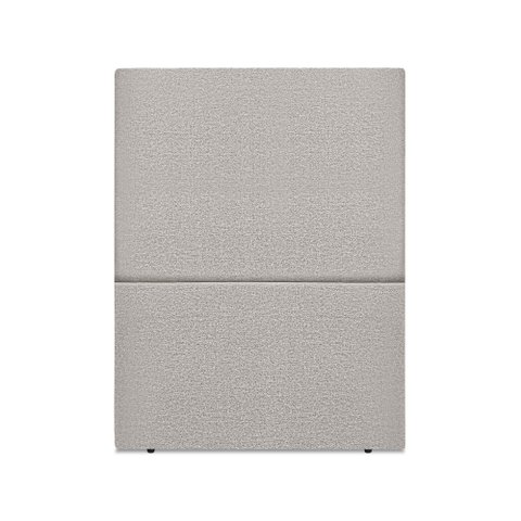 Cabeceira Estofada Solteiro Luna 90cm Linho Cinza
