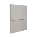 Ver imagem 4 de Cabeceira Estofada Solteiro Luna 90cm Linho Cinza