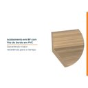 Ver imagem 3 de Tampo para Balcão Planejado Porta Tempero 20cm Ipanema CabeCasa MadeiraOriginals Marrom/Acácia