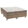 Cama Box King: Colchão Molas SuperPocket Ensacadas Ortobom Celebrita + Base CRC Suede Clean(193x203) - 1