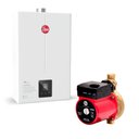 Ver imagem 1 de Kit Aquecedor 15 Litros Glp Bivolt + Bomba 120w 220v Rheem
