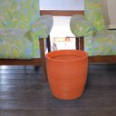 Ver imagem 2 de Vaso Planta 30x30 Oval Moderno Polietileno - TERRACOTA 016
