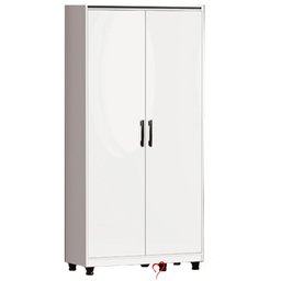 Armário Multiuso 2 Portas Alfa Fenix cor: Branco - 1