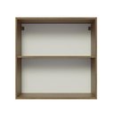 Ver imagem 4 de Armário Aéreo 70 Cm 2 Portas Rustic/branco Glamy Madesa Rustic/branco