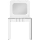 Ver imagem 2 de Penteadeira Camarim com LED e Espelho 1 Gaveta Ripada 90cm Blush B02 Branco - Lyam Decor