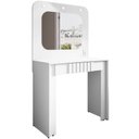 Ver imagem 6 de Penteadeira Camarim com LED e Espelho 1 Gaveta Ripada 90cm Blush B02 Branco - Lyam Decor