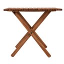 Ver imagem 5 de Mesa Dobrável Ipanema Mestra Móveis 70 cm (Largura) Madeira Maciça Nogueira 74 cm (Altura)