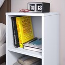 Ver imagem 4 de Mesa Cabeceira Charme Nicho Prateleira Mesinha Lateral Cama Decoração Retrô Quarto Pequeno - Rpm