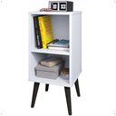 Ver imagem 1 de Mesa Cabeceira Charme Nicho Prateleira Mesinha Lateral Cama Decoração Retrô Quarto Pequeno - Rpm