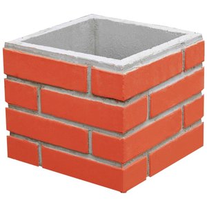 Duto de Concreto com 30x30x25cm Tijolinho Cerâmica - 1000014 - Atacadao Lazer