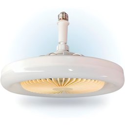 Luminária Ventilador de Teto Luz Led Quarto Sala Iluminação - 3