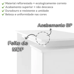 Escrivaninha Retrô em L para Escritório e Home Office com 2 Gavetas e 5 Nichos Gold - 10
